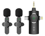 Microfone Sem Fio Vimai 3 em 1